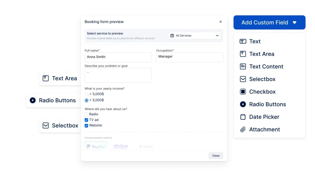 booking form_questions